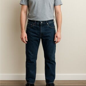 Levi's Men's Dark Blue Straight Jeans